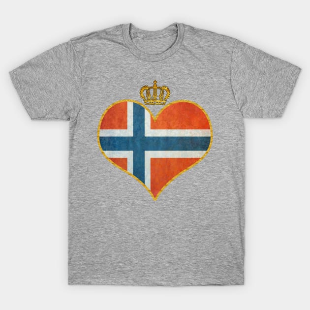 Love Norway T-Shirt by PurplePeacock